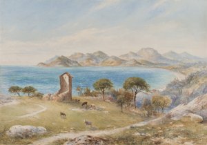 Blick auf die Esterelles-Berge von Cannes