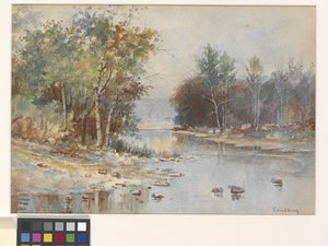 Ohne Titel (Bach im Herbst)