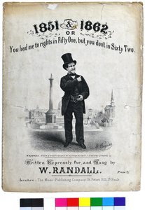 1851 und 1862 oder Du hattest mich in Einundfünfzig, aber nicht in Zweiundsechzig von John Joseph Wagner