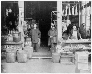 Chinatown, San Francisco, spätes 19. Jahrhundert