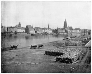 Frankfurt, Deutschland, spätes 19. Jahrhundert
