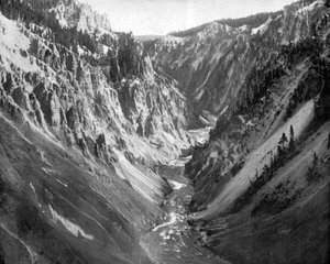 Der Grand Canyon, Yellowstone-Nationalpark, USA, 1893