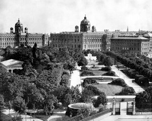 Volksgarten und Theseum, Wien, Österreich, 1893
