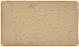 Farbnotizen von John La Farge