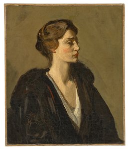 Eine Dame in Schwarz (Lady Gwendeline Spencer-Churchill)