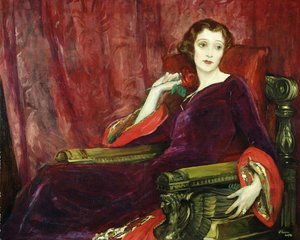 Die rote Rose, 1923 von John Lavery
