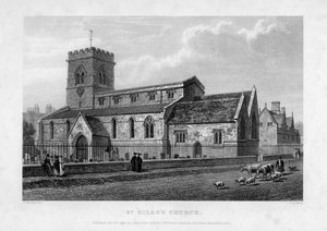 St. Giles Kirche, Oxford, 1834