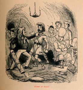 Verhaftung von Eunus, 1852 von John Leech