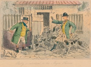 Billy wird den Majors Harriers vorgestellt, 1858