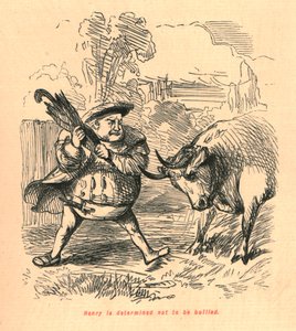 Henry ist entschlossen, sich nicht einschüchtern zu lassen, 1897 von John Leech