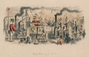 Hyde Park, wie er sein wird (farbiger Stich)