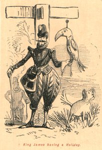 König James im Urlaub, 1897 von John Leech