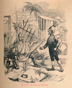 Marius in den Ruinen von Karthago, 1852 von John Leech