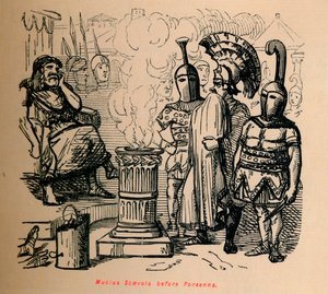 Mucius Scaevola vor Porsenna, 1852