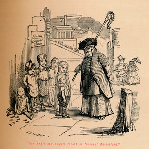 Non Angli sed Angeli forent si fuissent Christiani, um 1860