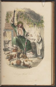 Scrooges dritter Besucher, aus der Erstausgabe von 