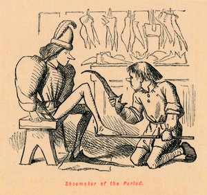 Schuhmacher der Epoche von John Leech
