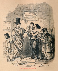 Tib Gracchus wirbt um Unterstützung, 1852 von John Leech