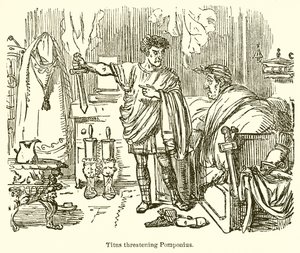 Titus bedroht Pomponius