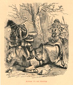 Wilhelm III. auf der Jagd, 1897 von John Leech