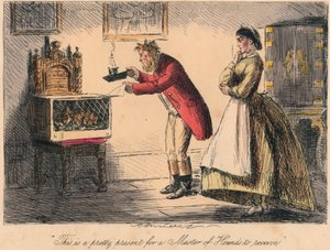Das ist ein hübsches Geschenk für einen Meister der Jagdhunde, 1865 von John Leech and Hablot Knight Browne