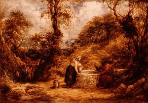 Christus und die Frau von Samaria am Jakobsbrunnen, c.1850-60