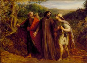 Christus erscheint den zwei Jüngern auf dem Weg nach Emmaus, 1835