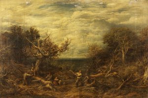 Die Holzfäller von John Linnell