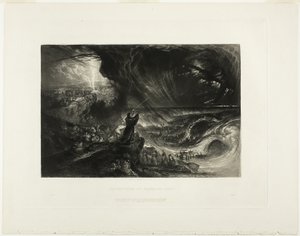 Zerstörung des Heeres des Pharaos, aus Illustrationen der Bibel