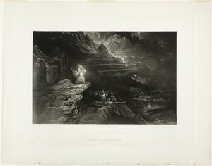Moses zerbricht die Tafeln, aus Illustrationen der Bibel