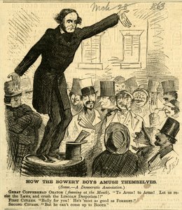 Wie sich die Bowery Boys amüsieren, 1863