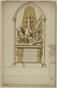 Entwurf für ein nicht ausgeführtes Grabdenkmal für den ersten Herzog von Marlborough