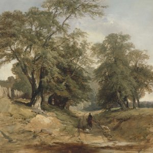 Landschaft mit Reiter, ca. 1850 von John Middleton