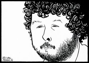 Harrison Birtwistle - Karikatur von John Minnion von John Minnion