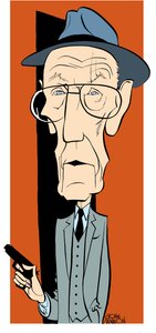 William S Burroughs, Karikatur von John Minnion von John Minnion