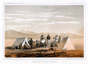 Warten auf die Rückkehr von Mr. Tinkham, 1856 von John Mix Stanley