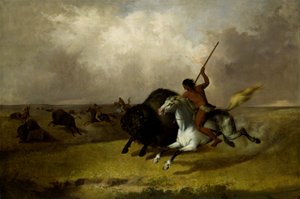 Büffeljagd auf den südwestlichen Prärien