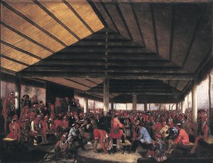 Internationaler Indianerrat (Abgehalten in Tallequah, Indian Territory, 1843) von John Mix Stanley