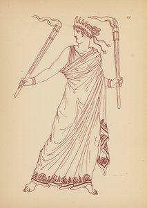 Antikes griechisches Frauenkostüm