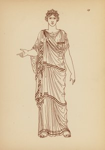Antikes griechisches Frauenkostüm von John Moyr Smith