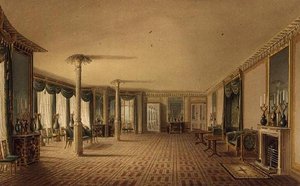 Der südliche Salon oder Bankettsaal-Galerie aus Ansichten des Royal Pavilion, Brighton von John Nash