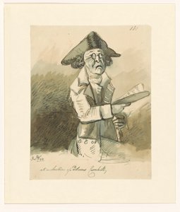 Mann auf einer Gemäldeauktion von John Nixon (signed by artist)