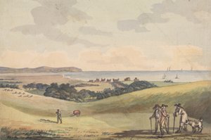 Eastbourne vom Sitz von Lord G. Cavendish im Park von John Nixon