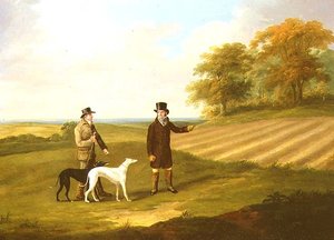 Finding, eine Hetzjagd-Szene