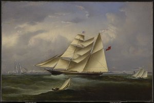 Die Ozeanbraut verlässt den Hafen von Halifax, 1854 von John OBrien