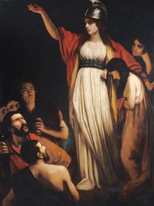 Boadicea hält eine Ansprache an die Briten