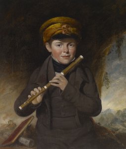 John Gurney, der kleine Flötenspieler, ca. 1800 von John Opie