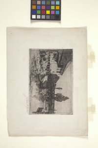 Bayerische Scheune und Getreidehaufen von John Otis Adams