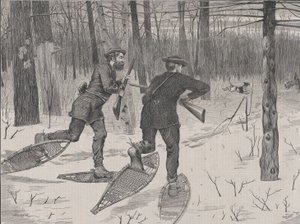 Hirschjagd in den Adirondacks im Winter, Every Saturday, Vol. II, Neue Serie..., 21. Januar 1871