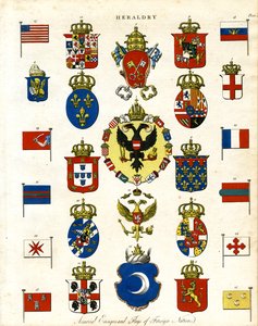 Wappen und Flaggen fremder Nationen